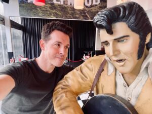 Jon Seda Instagram - #Elvis is getting ready for his next comeback special! Long live the #King of Rock & Roll! #LaBrea @nbc @peacocktv