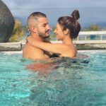 Jonathan Zidane Instagram - Un père comblé grâce à dieu merci a toi ma vie pour la femme et la maman que tu est qu’Allah nous garde ☝️ @racha_lz J’vous aime❤️
