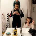Jonathan Zidane Instagram - Un père comblé grâce à dieu merci a toi ma vie pour la femme et la maman que tu est qu’Allah nous garde ☝️ @racha_lz J’vous aime❤️