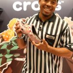 Jordan Bentley Instagram - New York Comic Con What’s up!! Come find me at the @footlocker booth #3001 every morning this Thursday through Sunday between 10 - 11am for a chance to get early access and win a FREE pair of the @crocs & Demon Slayer collaboration only at Foot Locker! You must be present at 11 to win! See y’all this weekend! #crocs #footlocker #demonslayer #nycc #newyorkcomiccon #ad