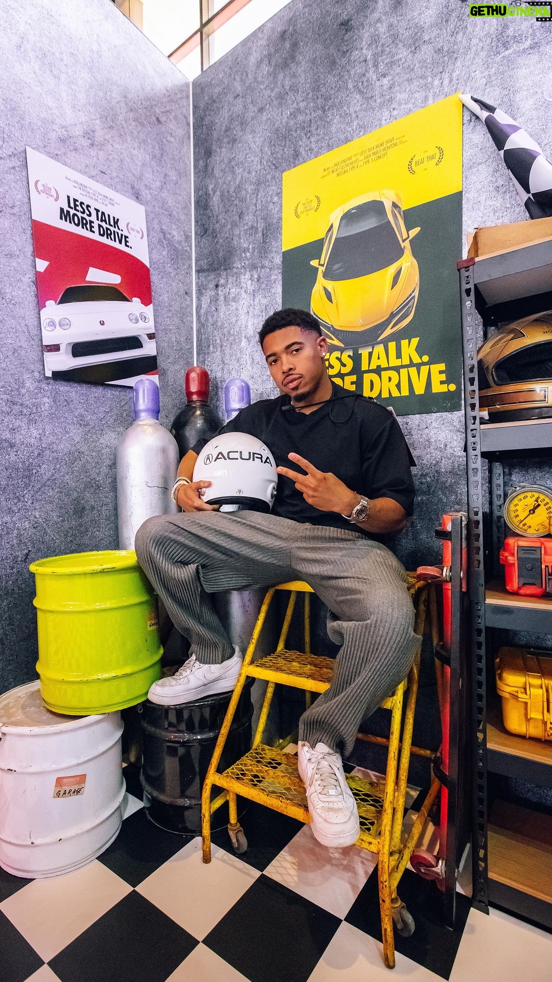 Jordan Bentley Instagram - This past weekend I had the opportunity to check out Chiaki’s #Integra #TypeS in its very own Type S garage at the @acura Grand Prix of Long Beach! 🏁 There were so many cool activities & cars but my favorite was seeing Acura’s anime: Chiaki’s Journey brought to life! It’s so cool seeing anime & car culture mix together! 🏎️ #acurapartner