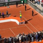 Jordan Bentley Instagram - Ended up in Paris for the French Open! Been playing tennis my entire life, so seeing my favorite player @rafaelnadal win his 22nd grand slam live was a dream come true. C'est La Vie! 🇫🇷 🎾 ROLAND-GARROS