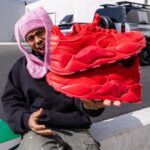 Jordan Bentley Instagram - I was supposed to wear these RS-XL FOREVER DIAMOND Pumas with RiRi at half time but I was stuck in traffic @pumasportstyle @footlocker