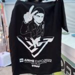 Jordan Bentley Instagram - Turned myself into an Anime character for the Anime Expo official staff uniform… is he foreshadowing??? Do you want a shirt with me on it??? 😵‍💫