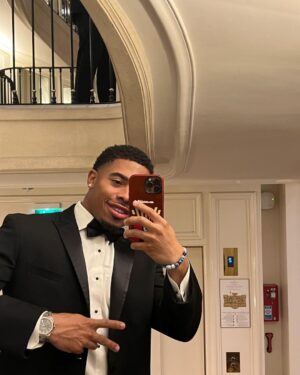 Jordan Bentley Instagram - 🏰

Had the opportunity to attend in the most beautiful wedding for my friends @louiemcastro & @miyarenay — Congratulations my friends, to forever & happily ever after! ♾️🥂