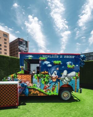 Jordan Bentley Instagram - Another successful popup for the books! @hypland x @sonicthehedgehog !

Big thank you to everyone who showed up, none of this is possible without any of you! 

A huge thank you to my amazing Hypland team.

Thank you @kristenbzimmer for trusting me & my vision with the collaboration.

& thank you to our sponsors @happydad @donjuliotequila @topochicomx