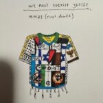 Jordan Haj Instagram – Přepadl mě takovej nápad navrhnout a nechat vyrobit takovej jersey pomyslné humanitární/mírové ligy. WE MUST COEXIST JERSEY. A peníze, který by se na něm vydělaly, bychom mohli poslat do Gazy a Izraele dětem, co teď potřebujou speciální treatment. Tak jsem nahodil v noci první nástřel. Oslovil jsem svoje nejbližší kreativní spolupracovníky, co mi pomůžou to dodesignovat nějak smysluplněji a jiní zas zjistí, kde se vyrábí dresy. 
Proč to píšu- je tu prostor pro vaše rady:
Za A)potřebuju ještě sehnat nějakej subjekt, co by pokryl náklady tý výroby a za B) poradit, jakým způsobem těch 100% z výdělku poslat na obě strany hranic, tak aby se to správně využilo v oblastech pomoci, kde je to třeba, na účely, na který se například hůř shání finance. Nedávno jsem slyšel podcast celej věnovanej tomu, jak složitá na zaplacení a zanedbaná v tom válečném stavu na obou stranách je psychologická péče o přeživší. Jak je skoro nemožný tam i tam dostat kompetentní lidi, co by dokázali správně mluvit s těmi, co o všechno/všechny přišli.. třeba.. nápady? Prague, Czech Republic