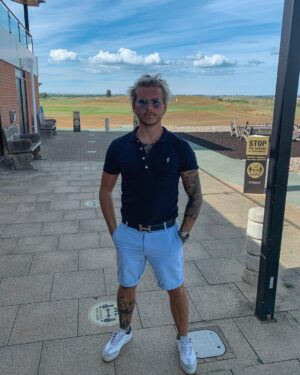Jordi Whitworth Instagram - Absolutely brilliant day for Dano’s birthday. What a turnout at Princes Golf Course.