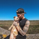 Jordi Whitworth Instagram – Jordi: aw nice pic with FiFi
FiFi: …. I’m gonna piss on every bush in sight and mark the territory that’s mine.