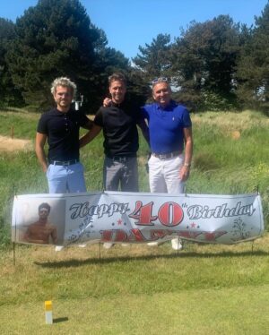 Jordi Whitworth Instagram - Absolutely brilliant day for Dano’s birthday. What a turnout at Princes Golf Course.