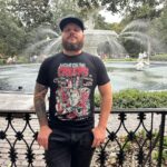 Joseph Ruby Instagram - “Night of The Creeps” shirt from @creep_o_rama 🤘🏻 Forsyth Park - Savannah, Georgia