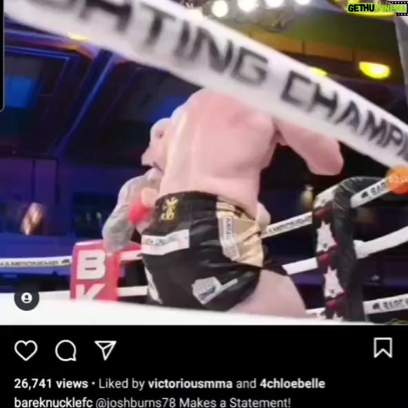 Josh Burns Instagram - A fun way to end the fight. I let my hands do the talking... Kept all his shit talk in check and never entered the fight on emotions but after he was kissing the floor.... Well I got a lil to jacked and for that I apologize to my fans and the BKFC... In my entire career I've never had someone go out of their way to insult me or my family. Glad I was disciplined enough to stay calm cool and collected during this whole ordeal. My coach @victoriousmma and my big bro @markdcoleman helped it stay that way. (Well until he went to sleep) 😂🤷🏼‍♂️ Want to say thank you to @bareknucklefc and @davidfeldman1 for all the support and opportunity to perform on the largest bareknuckle promotion in the world!! #fightlife #fightfamily #respect Palace Casino Resort Biloxi
