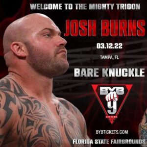 Josh Burns Instagram - March 12th there will be destruction. Its been a few years in the making. 👊🏻👊🏻💥💯
#knockoutking #thepeopleschamp #imcoming #bmf #chincheckingtime
