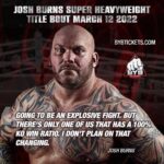Josh Burns Instagram - March 12th there will be destruction. Its been a few years in the making. 👊🏻👊🏻💥💯 #knockoutking #thepeopleschamp #imcoming #bmf #chincheckingtime Detroit, Michigan