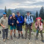Josh Gudwin Instagram - My brother @zach_attack_seattle planned an incredible 6 night 7 day 67 mile loop in the N Cascades. We started on the #pacificnorthwesttrail and connected with the #pacificcresttrail close to the Canadian border. Oldest hiker in our group was my pops at 67 and youngest was my niece at 14. My other brother @mattgudwin ended up hurting his ankle a couple days before so he didn’t hike, but provided us w tech support and logistics. Harts Pass