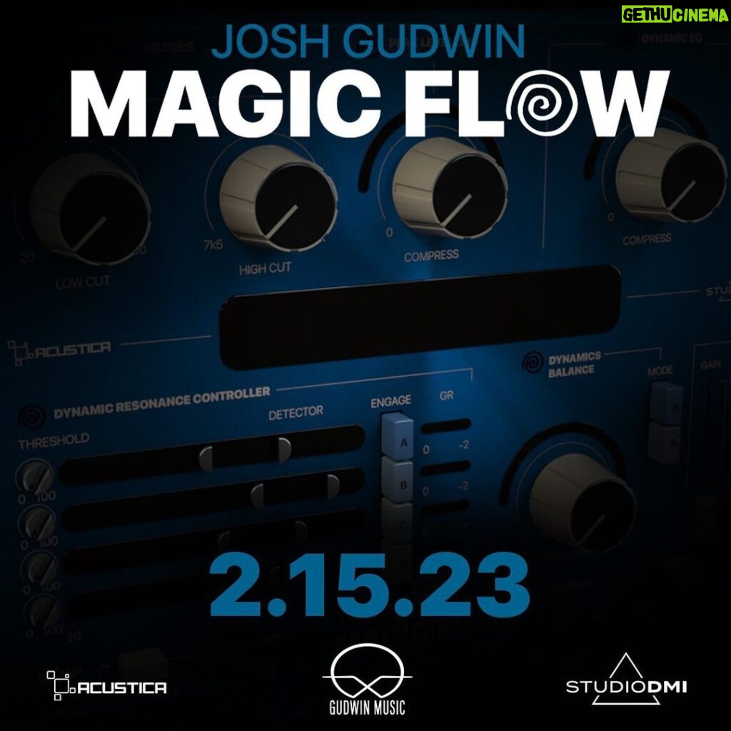 Josh Gudwin Instagram - #magicflow 2 more days to go! This plug-in took some time to get, but we got it! 🌀🌀🌀 #mixedbyjoshgudwin #acustica #studiodmi #joshgudwin