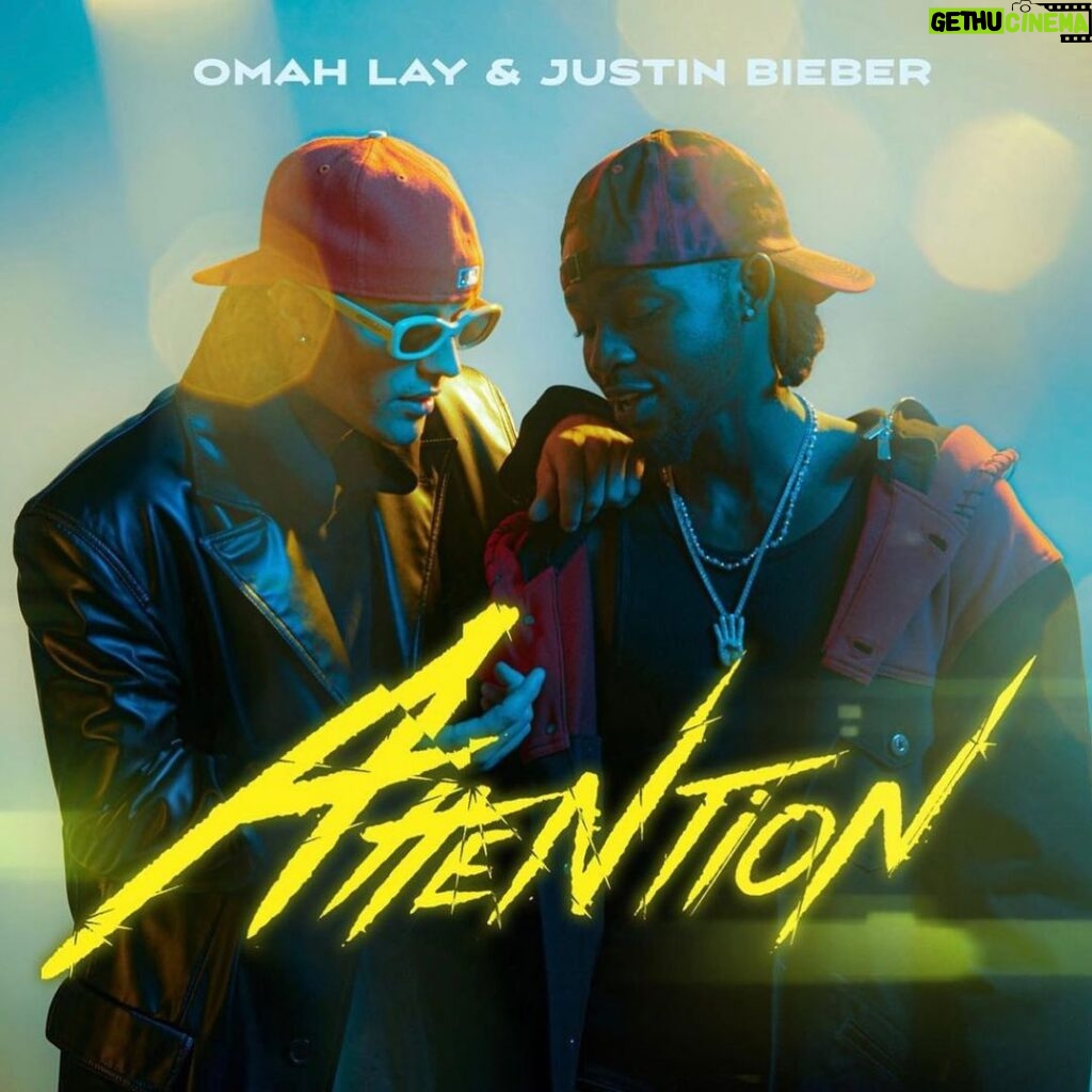 Josh Gudwin Instagram - 'ATTENTION' @omah_lay @justinbieber One of my favorite songs I've been able to work this year, hope you all enjoy it! Congrats to the whole team that brought this one to the finish line 🏁
