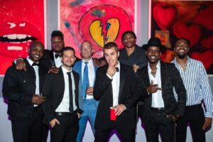 Josh Gudwin Instagram - What an incredible night!! 
@justinbieber Freedom Art Experience - all proceeds going to @baby2baby 
📸 @rorykramer