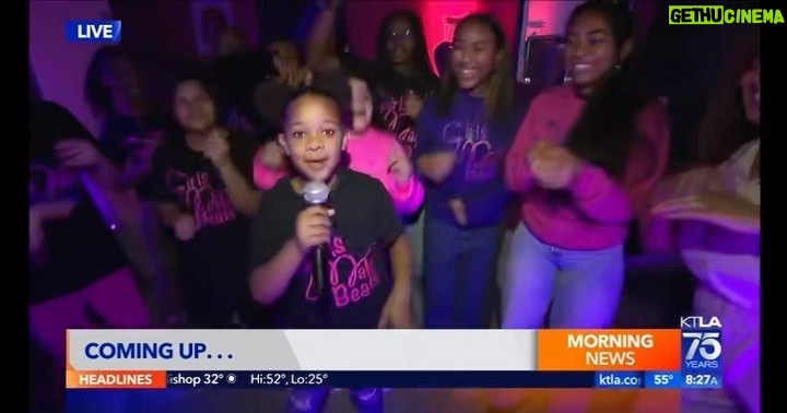 Journey Christine Instagram - This morning I had a blast with my #GMB fam. We were on KTLA live. Thank you @girlsmakebeats for providing girls like myself a safe space to learn and create music. I am forever thankful. 💜💖💕 Song: Black Girl Magic by Journey Christine feat Jessica Jolia. Produced by Big Mike Hart Girls Make Beats
