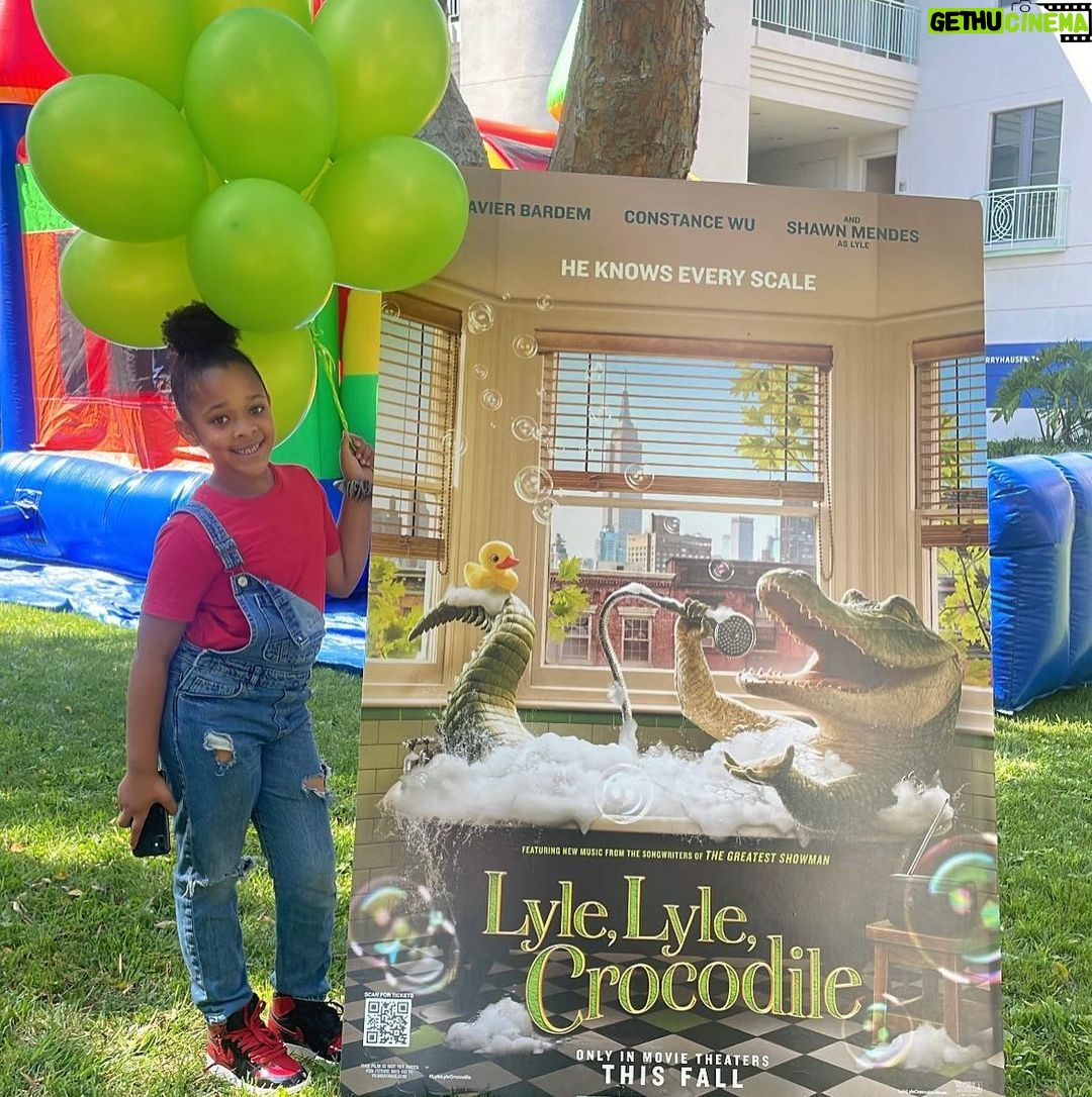 Journey Christine Instagram - Thank you @sonypictures for the invite to the private screening of @lylelylecrocodilemovie . It was awesome. My family and I had a great time. #lylelylecrocodile in theaters this Friday Oct 7th #sponsored Sony Studios, Culver City