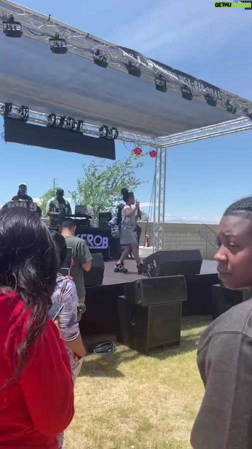 Journey Christine Instagram - Performing live at the Desert Jam in Lancaster brought to you by @bmikerob @fathersinhiphop @theheat1009