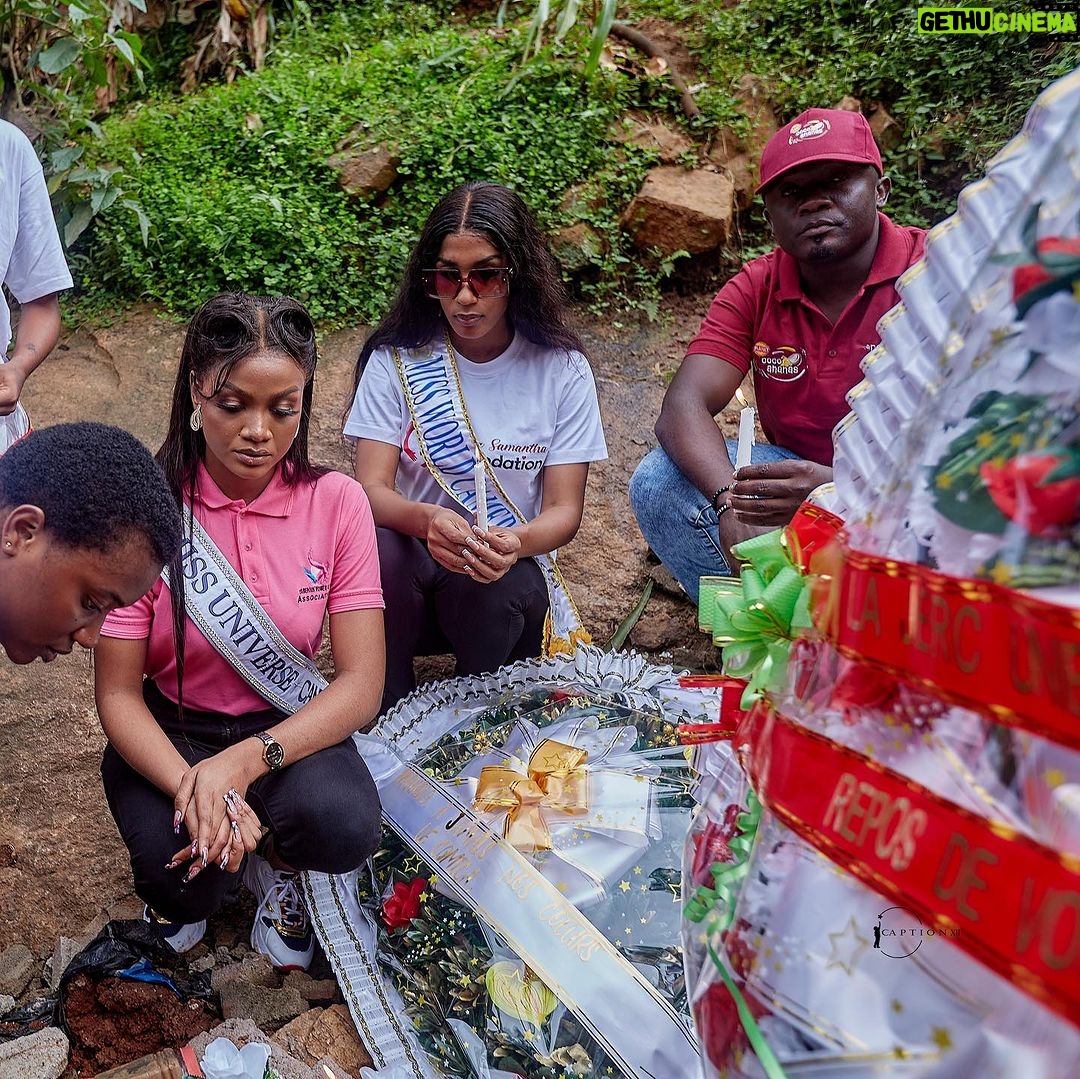 Julia Samantha Edima Instagram - We probably won't be able to ease the pain of these families,we can just cry with them and let God us console. It is with great sadness and a surge of solidarity that we again visited the scene of MBANKOLO yesterday. The @miss_cameroun_officiel committee , @2iem_dauphine_miss_cmr2023 , @princesseissie miss Universe Cameroon 2023 and @juliasamanthafoundation , we all wanted to accompany grieving families in prayer , accompanied by donations of clothing, products food, medicines, drinks, prize pools etc., offered by souls of good will that you are. thank you for this mark of generosity and compassion .Thank you to my amazing @missworld ´ s sisters for supporting my country in this ordeal. Far to be a simple competition, this adventure is also a symbol of humanity and this is its greater magic. My brothers and sisters received your messages from support and send you their sincere thanks ❤️🙏🏽 #prayersformbankolo Mbankolo,Yaoundé,Cameroun