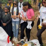Julia Samantha Edima Instagram - We probably won't be able to ease the pain of these families,we can just cry with them and let God us console. It is with great sadness and a surge of solidarity that we again visited the scene of MBANKOLO yesterday. The @miss_cameroun_officiel committee , @2iem_dauphine_miss_cmr2023 , @princesseissie miss Universe Cameroon 2023 and @juliasamanthafoundation , we all wanted to accompany grieving families in prayer , accompanied by donations of clothing, products food, medicines, drinks, prize pools etc., offered by souls of good will that you are. thank you for this mark of generosity and compassion .Thank you to my amazing @missworld ´ s sisters for supporting my country in this ordeal. Far to be a simple competition, this adventure is also a symbol of humanity and this is its greater magic. My brothers and sisters received your messages from support and send you their sincere thanks ❤️🙏🏽 #prayersformbankolo Mbankolo,Yaoundé,Cameroun
