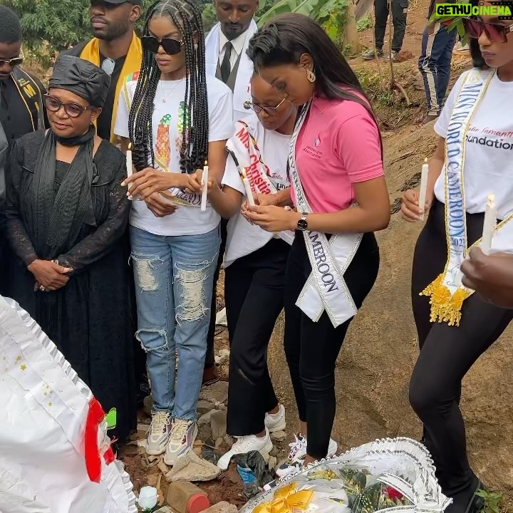 Julia Samantha Edima Instagram - We probably won't be able to ease the pain of these families,we can just cry with them and let God us console. It is with great sadness and a surge of solidarity that we again visited the scene of MBANKOLO yesterday. The @miss_cameroun_officiel committee , @2iem_dauphine_miss_cmr2023 , @princesseissie miss Universe Cameroon 2023 and @juliasamanthafoundation , we all wanted to accompany grieving families in prayer , accompanied by donations of clothing, products food, medicines, drinks, prize pools etc., offered by souls of good will that you are. thank you for this mark of generosity and compassion .Thank you to my amazing @missworld ´ s sisters for supporting my country in this ordeal. Far to be a simple competition, this adventure is also a symbol of humanity and this is its greater magic. My brothers and sisters received your messages from support and send you their sincere thanks ❤️🙏🏽 #prayersformbankolo Mbankolo,Yaoundé,Cameroun