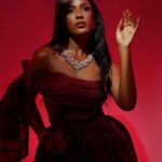 Julia Samantha Edima Instagram - When you shine your love, you light up the world. 🔺♦️ 📸 : @fbs_pictures 👗 : @moan_yesus #missworldcameroon #missworld #yourmentalyourbeauty