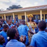 Julia Samantha Edima Instagram - Thank you for the welcome Batouri❤️ feel blessed to receive so much love from my country. I feel this beautiful energy everywhere I go. In this locality in particular, I want to contribute to better psychological support for children, fight for their education and defend their interests. I am already happy to have the support of the administrative and traditional authorities, may they support me in my ambitions. This stay promises to be impactful . #missworldcameroon #beautywithapurpose #yourmentalyourbeauty