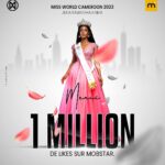 Julia Samantha Edima Instagram - ONE MILLION ON MOBSTAR !!! Thank you so much 🙏🏽❤️ Merci de me soutenir comme vous le faites à travers les votes au quotidien dans l'application Mobstar ! vous me donnez énormément de force ! Un merci en particulier à ces différentes pages qui mobilisent leurs communautés jours et nuits derrière les claviers : @cri.tiquesdesmiss @scoop_de_miss @missolonisation @lesmissdumonde @look2miss. Vous faites un travail remarquable ❤️🥰 L'aventure continue sur Mobstar ! Continuez de liker , commenter et partager toutes mes photos pour me permettre de me hisser au sommet du Challenge Multimédia @missworld Merci pour le visuel @jtconception237 📸 : @krys_mvogo_studio #missworld #multimediachallenge #missworldcameroon #yourmentayourbeauty