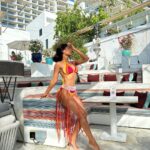 Julia Samantha Edima Instagram - ☀️☀️☀️👙 @soniatal_crochet Dubai...U.A.E