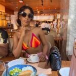 Julia Samantha Edima Instagram - ☀️☀️☀️👙 @soniatal_crochet Dubai...U.A.E