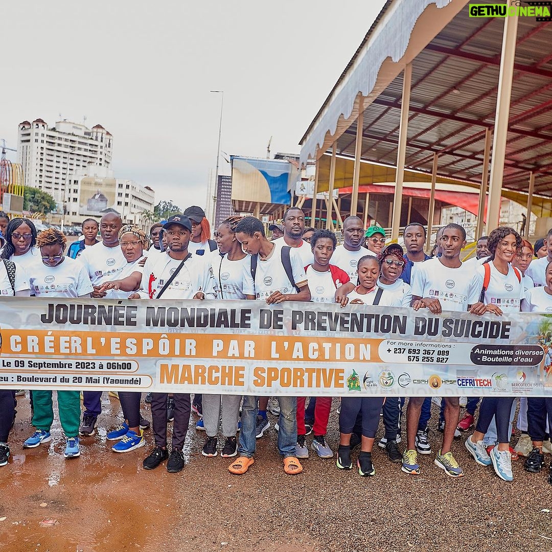 Julia Samantha Edima Instagram - WORLD SUICIDE DAY Nearly 800,000 people commit suicide each year. It ´s a complex and still taboo mental health phenomenon in Cameroon. Today, September 10, as every year, we celebrate World Suicide Day. It would be good if we often devoted ourselves to this question in the name of humanity. As a prelude to this day, I had the opportunity yesterday to join the Cameroonian Association for the Prevention and Fight against Suicide for an awareness march in the city of Yaoundé. Suicid is the act of deliberately killing oneself dead. Suicidal thoughts are a signal alarm . They arise when suffering has become too big and the person can’t reduce it with the means italready knows. The factors can be various: Trauma, bereavement, a crisis situation, job loss or financial difficulties, depression, etc. We shouldn’t judge anyone, because not everyone has the capacity to bear certain pains, everyone has a level of sensitivity. Awareness should be a reflex adopted by everyone, no need to be a therapist to tell someone "it's going to be okay, hold on" when that person shows signs of distress. 📸: @Caption12 #yourmentalyourbeauty #stopsuicid #bwap #missworldcameroon