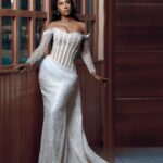 Julia Samantha Edima Instagram - Sometimes you end up in places you never thought you'd be in, to develop strength you never thought you had 🤍 Blessed sunday y’all 🤍 📸 : @44picturespro_ Dress : @stylemediamonds #sundayvibes