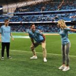 Julian Daigre Instagram - In honor of the World Cup, flashback to some fun times on the field of @ManCity- such a cool experience. However, GO USA!! 🇺🇸👊🏼