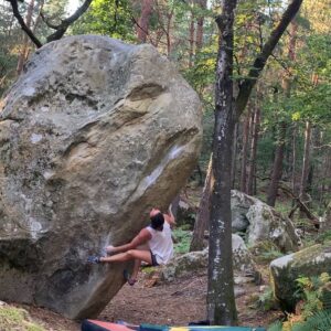 Juliane Wurm Instagram - Being too male to be considered female?!?! 
.

Ever since my youth I felt torn between being ‘sufficiently’ female and the dream of becoming a strong climber, which involved having muscles and thus becoming a bit more male. I felt torn between doing training exercises and standing in front of the mirror at H&M as a teen, smashing tank tops due to having muscles. At times I didn’t want to do specific training exercises, because I didn’t like how they changed my body. I disliked how my biceps grew bigger from pull-ups, how I became broader from doing push-ups. 
.

To a certain point having muscles as a woman is considered beautiful, but the point that makes you a successful sports person is often times a little further than that. I remember an endless amount of moments where friends, family, other competitors said how the sixpack of that random climber girl is a bit too much, how her biceps is a bit too big, how her back looks a bit too muscular, how she is a bit too massive in general. Over the time I developed the notion that there are two ‘no-goes’ for a female sports person: 1) being too lean and muscular at the same time, because that makes you look too fibrous; that looks a bit too morbid I suppose. 2) being muscular and a bit chubby, because that looks too massive and I guess too male.
.

Most of the time I felt like I’m not representing these ‘no-goes’, but I was always afraid of getting there and felt sorry for those who represented these ‘extreme’ body types - what the heck!
.

I felt like in conversations about female bodies in sports the terms ‘sporty’ or ‘muscular’ are often used as euphemisms for being ‘(too) male’. This notion involved to my understanding that the transitions are very smooth - between fibrous, lean, chubby, massive,... but the underlying system is very binary - sufficiently female or too male. 
My feelings accompanied by this notion went up and down and changed over the years and there were times where I loved my muscles or looking sporty (mostly when I was very much absorbed into the sports environment and successful), but there were many times where I felt like the elephant in the room (usually outside sports).