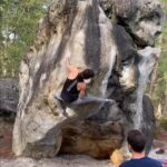 Juliane Wurm Instagram - Some people go to Fontainebleau to buy asian vases for a couple million euros on auctions, I go there to hug boulders :) [retour aux sources]