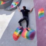 Juliane Wurm Instagram - Testing while setting at @bright_site when it was still @kyra_condie-T-shirt weather :) @madrockclimbing
