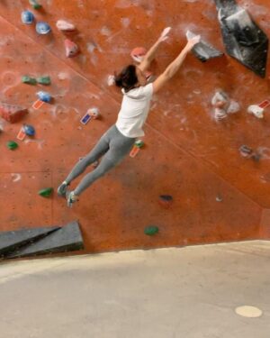 Juliane Wurm Instagram - #tb to when gym bouldering was still a kind of normal thing to do... 
.

@mammut_swiss1862 
@madrockclimbing