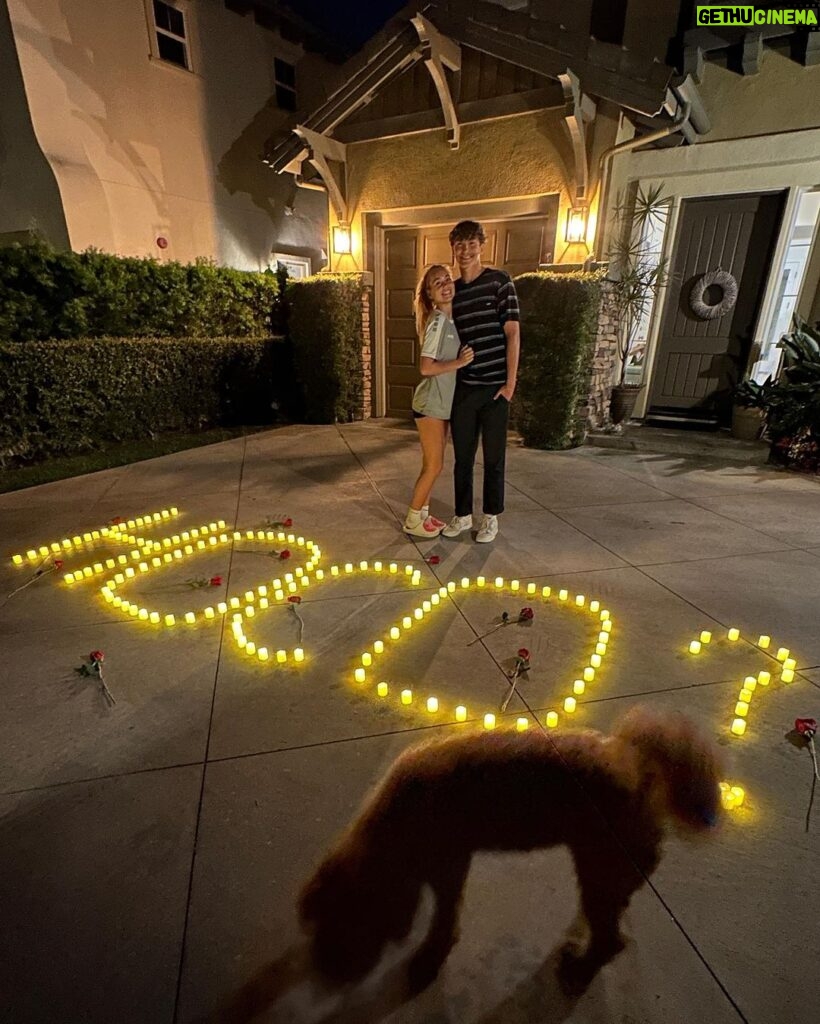 Julie Foudy Instagram - Awwww. So cute. Yay for Tanner. Izzy said yes. 💃🏻😍 #hocovibes San Clemente, California