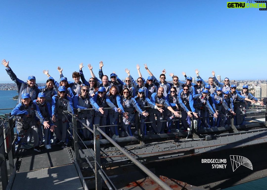 Julie Foudy Instagram - Ahhh, Sydney. Joined all our @weareangelcity friends to rock the Sydney Bridge climb today. Even tried a little 3 clap on top to get the USA mojo back. Love this group so much. β€οΈππΌππΌππΌππΌ Sydney Harbour Bridge