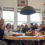 Julie Foudy Instagram - Why I wish every kid to play on a team. Because those teammates are gifts for life. My Stanford soccer crew + our gymnast (yay Erin!) and our volleyballer (yay Tex!). Love these ladies so damn much. 30 years together and going strong! We try to meet annually for reunions and the Rowdy Foudy casa de locas played host this year. Pickleball, fireball, Ohana Concert, fireball, hiking, fire pit time, more fireball & lots of laughter. Always. Lucky indeed (Swaggy may disagree but she made the cut). 🙏🏼❤️🌲