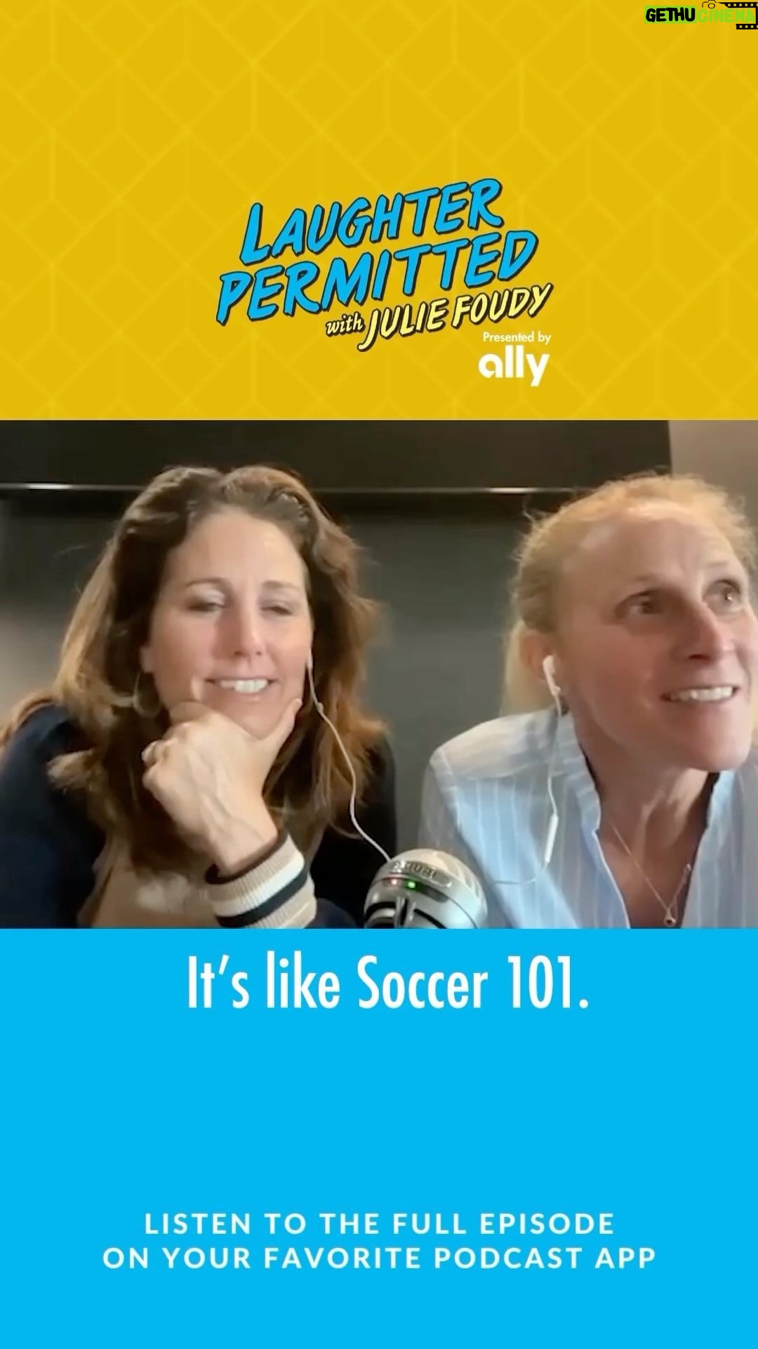 Julie Foudy Instagram - A glimpse of our pod post Portugal match. @kristinelilly and I on what USWNT needs to do in this next match. 😁👊🏼 #LaughterPermittedPodcast #womensworldcup