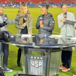 Julie Foudy Instagram - An amazing Year 1 in the books for soccer with Turner Sports. Love this group so much! 🙏🏼❤️