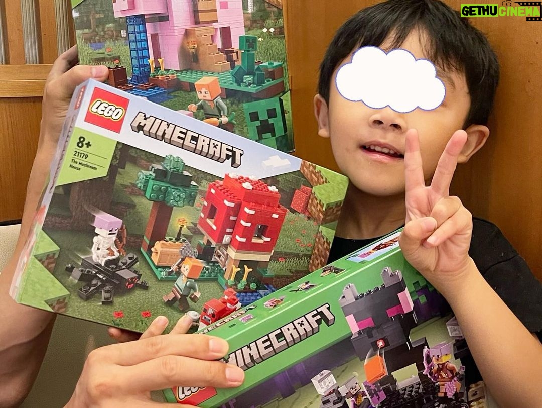 Jun Sena Instagram - 子どもが寝静まった後、息子がハマっているLEGOマインクラフトシリーズで夜な夜な遊ぶ今日この頃。 (今は大阪で大人しくしておりますがね) ビートルジュースのとある場面を再現。 可愛くない? 大阪土産も勿論、一緒に楽しむ為のLEGO。 息子以上にハマってる49歳の私だよ笑。 #LEGO #マインクラフト #大人もハマる #ビートルジュース と #ガイコツ #そーですね ‼︎