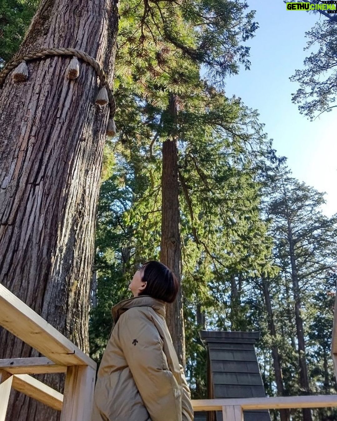 Jun Sena - 5K Likes -
雲ひとつない晴天の下、出会ってからかれこれ25年になる友人と三峯神社へ行って参りました。
「MAHOROBA」という作品でヤマトタケルを演じた時から、行きたかったのになかなか行けなかった場所。
やっと参拝する事ができました。
一緒に参拝した友人は、私にとってMAHOROBAでいうところのサルメとサダルのような存在です。
いつもここぞという時に手を差し伸べ、支えてくれる、頼りになる友です。
久しぶりにゆっくり語り合い、綺麗な空気を吸い、坂道や階段に少々息切れする己れらに年輪を感じる笑、いい時間でございました。
今、この時、この方と共に参拝する事に意味があるんだろうな……きっと。
#三峯神社
#伊弉諾尊
#伊弉册尊
#日本武尊
#ヤマトタケル
#友よ
#いつもありがとう