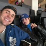 Justin Bieber Instagram – Had fun last night at the next gen game with the @mapleleafs