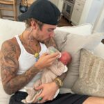Justin Bieber Instagram - Meet my niece Poppy Ford Kennedy. Anyone who knows @thejasonkennedy and @thelaurenkennedy know their journey and challenges with having kids. they now have two beautiful babies that I’m absolutely obsessed with. 😩😩😩 ❤️‍🔥❤️‍🔥❤️‍🔥