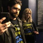 Justin Gaston Instagram - You’re not going to not buy a concert t shirt and then you’re not going to not put it on in the bathroom. Right? #coolparents #winnetkabowlingleague